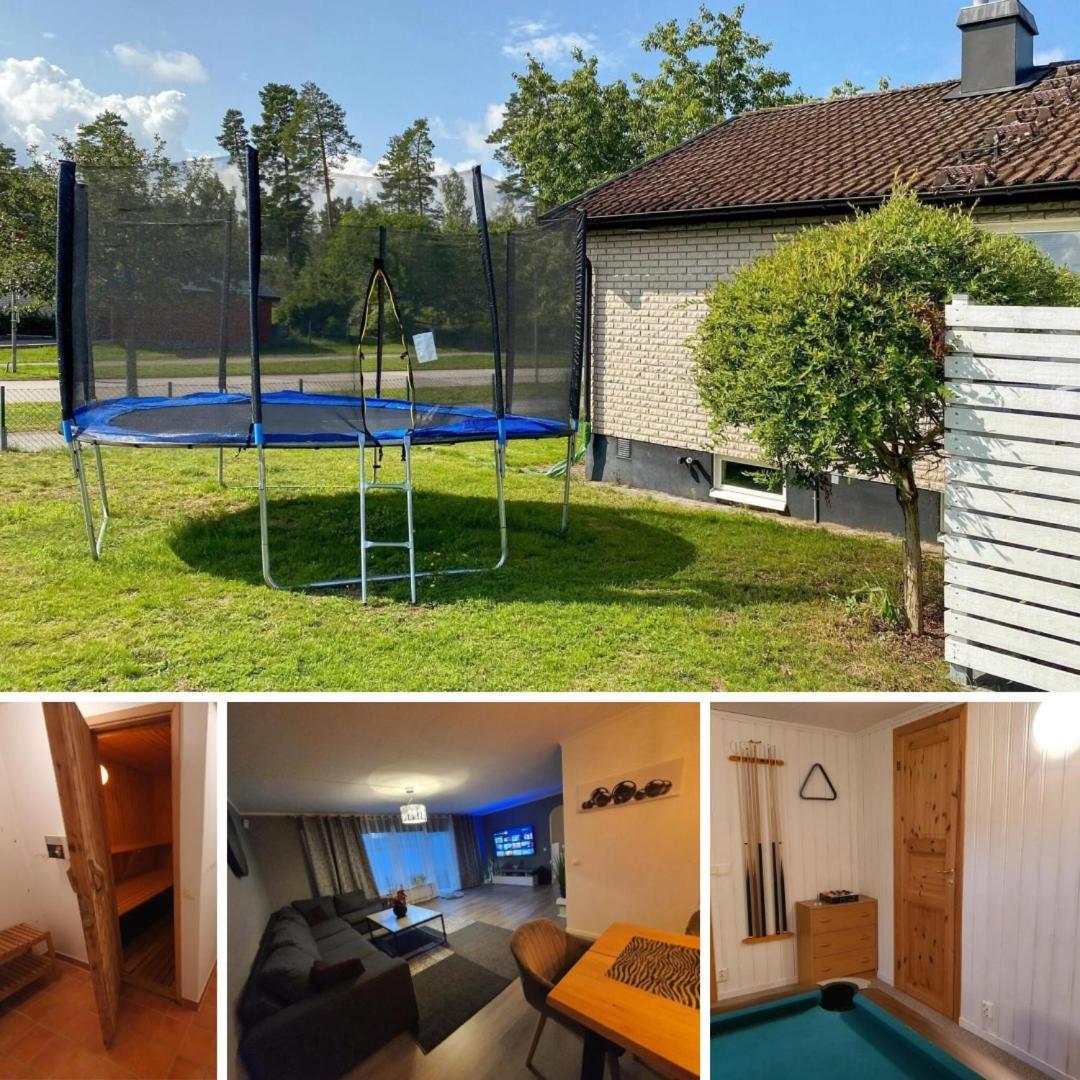 "Klippstigen" Villa For 10 Persons With Massage Chair, Sauna And Billiard Table Hultsfred Exteriör bild